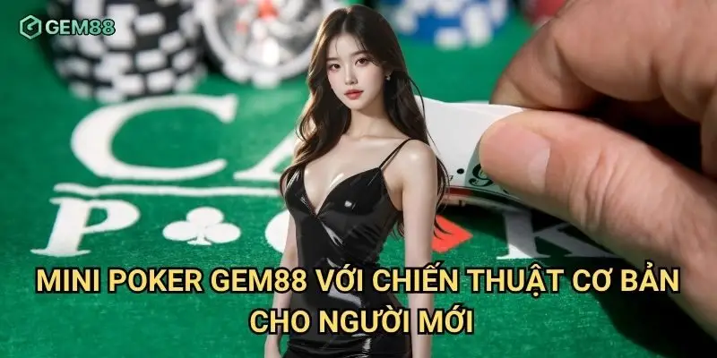 Mini poker Gem88 với chiến thuật cơ bản cho người mới